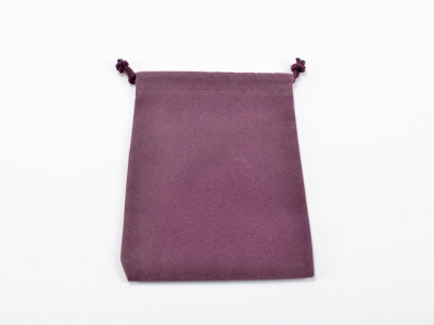Petite pochette en suédine: violette