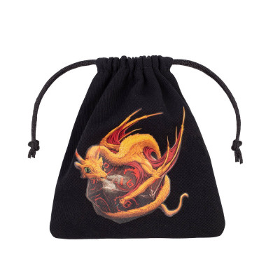 Petit sac noir avec petit dragon toute cute