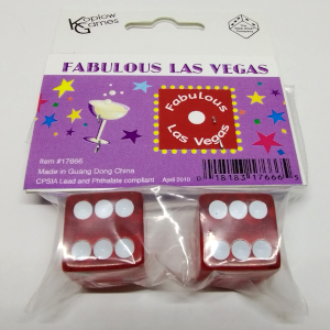 Kit de 2 dés "Fabulous Las Vegas"