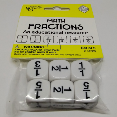 Kit de 6 dés de fractions (1)