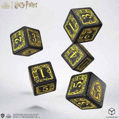 Harry Potter. Hufflepuff - Dés (5d6) et pochette