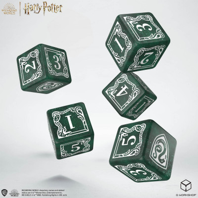 Harry Potter. Slytherin - Dés (5d6) et pochette