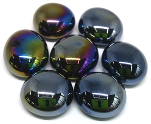 Tube de marquers en verre - iridé noir opale